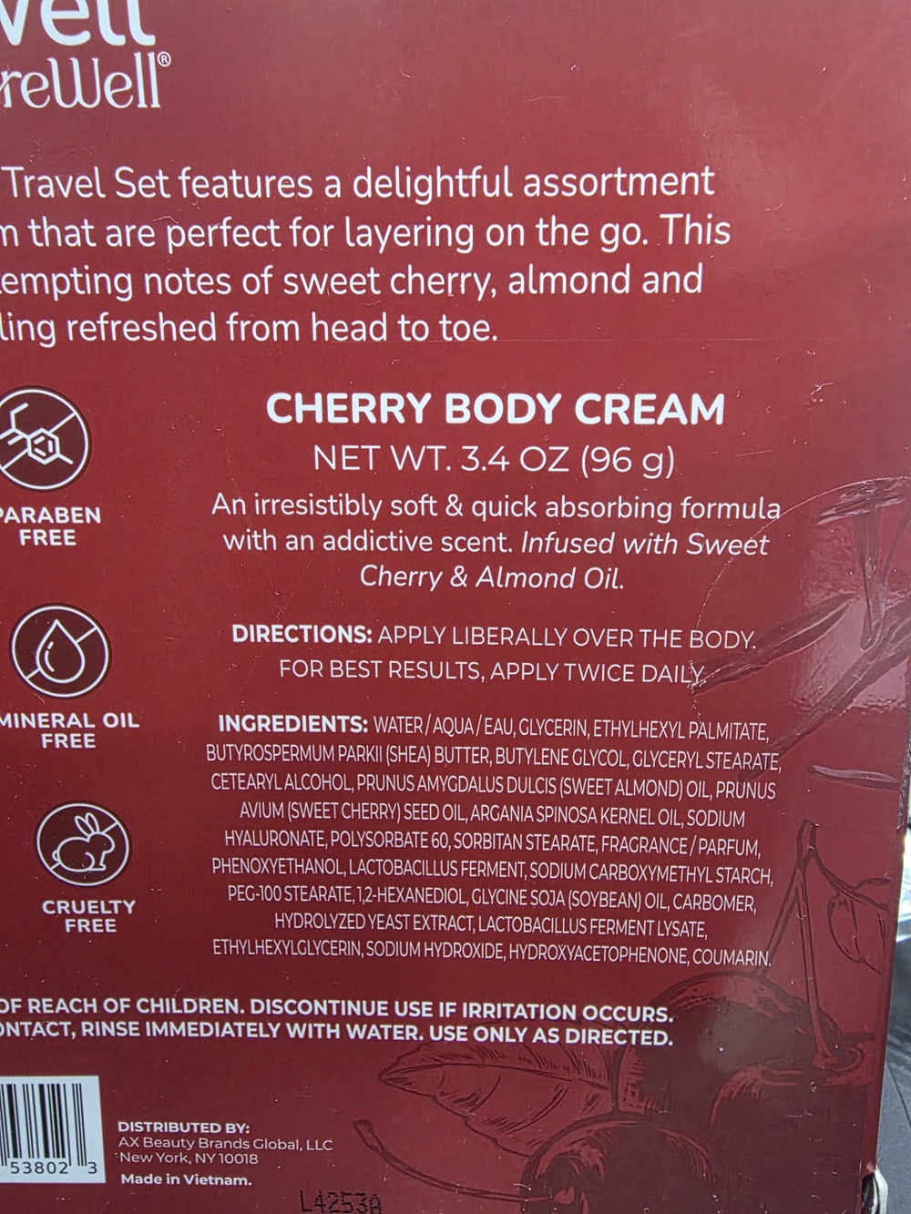 NatureWell Body Wash & Cream Travel Set - Picture 5 of 7
